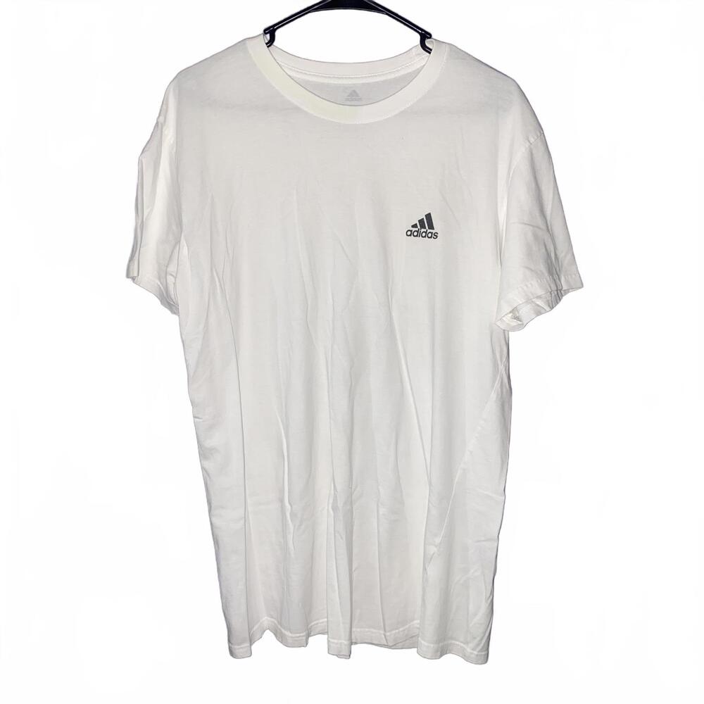Adidas Golf White Performance Tee XL Minimalist Athleisure Classic Streetwear UV